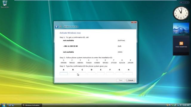 Activating Windows Vista over the phone in 2021! (RAW, UNEDITED FOOTAGE) смотреть онлайн