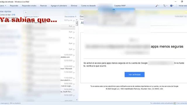 📧Error El servidor rechazó el inicio de sesión gmail SOLUCIÓN✅ Windows Live mail Outlook otros смотреть онлайн