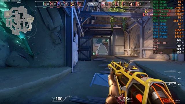 VALORANT : RTX 3060 12 GB + Ryzen 5700X : HIGH FXAA 16X EFFECTS ON : BREEZE 10 смотреть онлайн