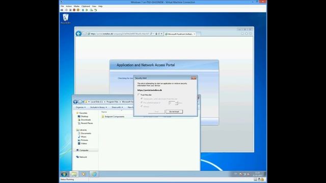 Microsoft Forefront UAG 2010 Portal - End user experience at first login смотреть онлайн