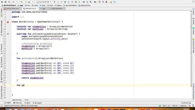 Android : BarChart using MPAndroidChart Library смотреть онлайн
