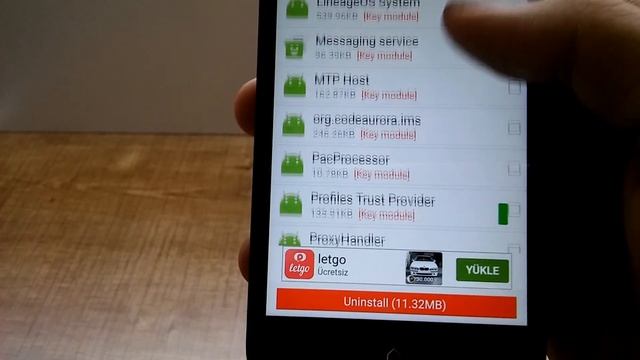 Root'lu Android Cihazda Sistem Uygulamalarını Kaldırma. смотреть онлайн