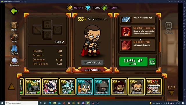 Auto Battle Online (ABO): Leonidas (Unit Guide Series)