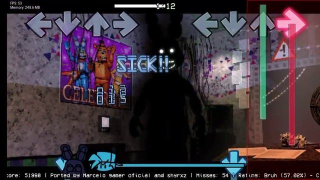 Friday night Funkin' vs fnaf 2 Android port otimizado gama baja [Low end] смотреть онлайн