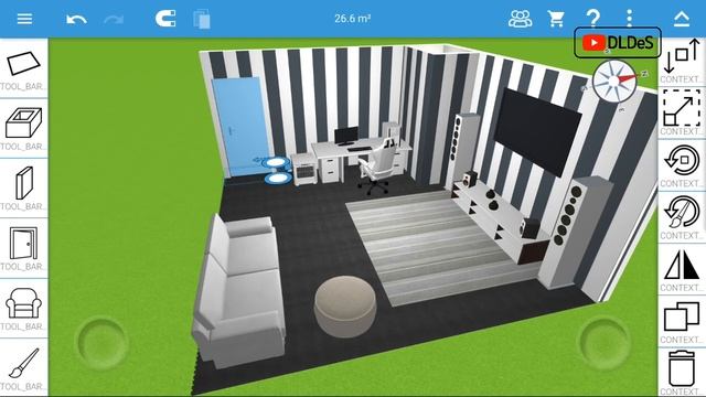 Desain interior kamar gaming aplikasi home design 3d aplikasi android #designinterior #dldes смотреть онлайн