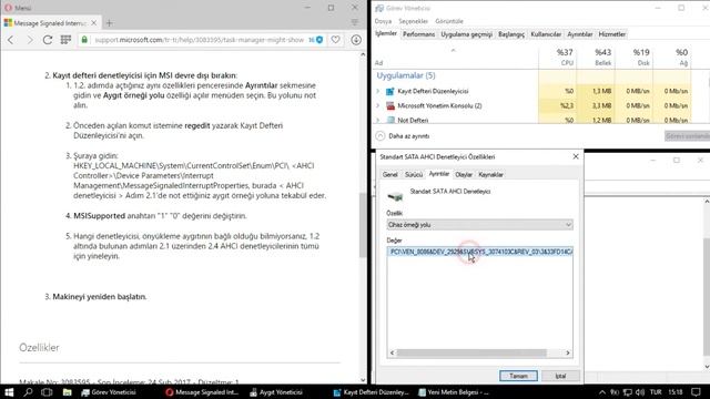 Windows 10 Disk 100% Hatasını "50%" Nasıl Çözeriz? смотреть онлайн