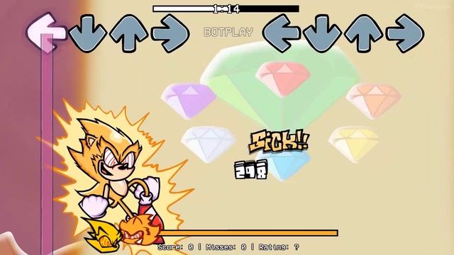 FNF Chaos But It's Chaos Nightmare Fleetway Vs Fleetway Sonic Sing It | Chaos Nightmare Fleetway Mo смотреть онлайн
