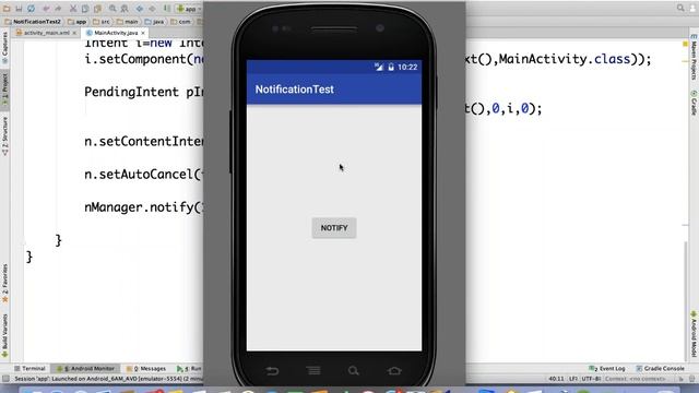 Notification Service in Android смотреть онлайн