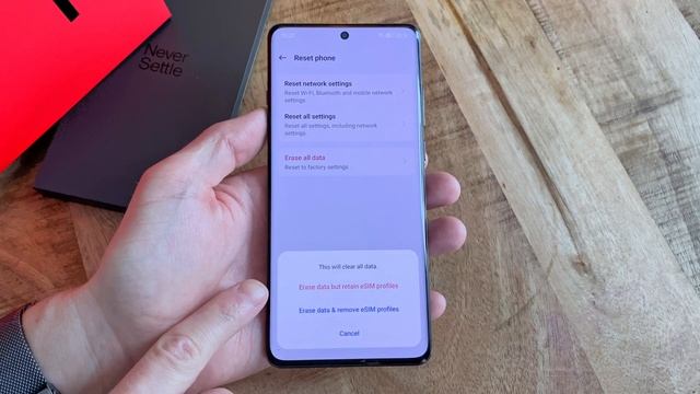 How To Factory Reset The OnePlus 12