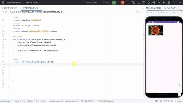 How to programmatically resize ImageView (setLayoutParams) to match parent in layout of Android App смотреть онлайн