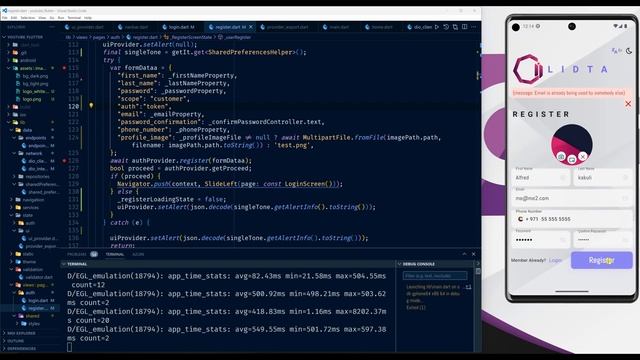 FLUTTER FULL API AUTHENTICATION PART: #5 CONSUMING THE APIS смотреть онлайн
