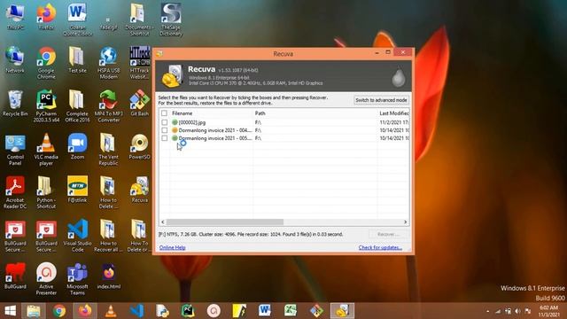 Recover Files Permanently Deleted From Recycle Bin, Flash Drive & Memory Card || Recuva Software смотреть онлайн