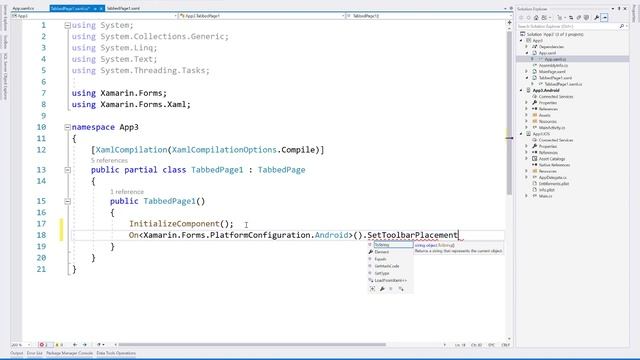 Xamarin.Forms Tutorial For Beginners 9 : Tabbed Pages Bottom side in Android смотреть онлайн