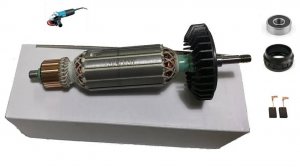 Ремонтирую УШМ Makita 9558HN Замена Ротора Якоря щеток и подшипника