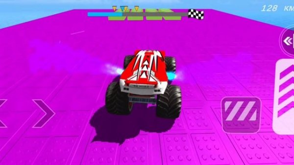 Mega Ramp Monster Truck - Monster Racing Car Truck Games - Android GamePlay