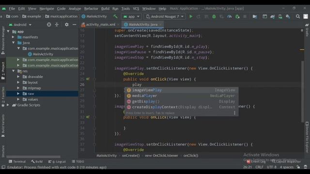 Simple Music Player In Android Studio with Source code смотреть онлайн
