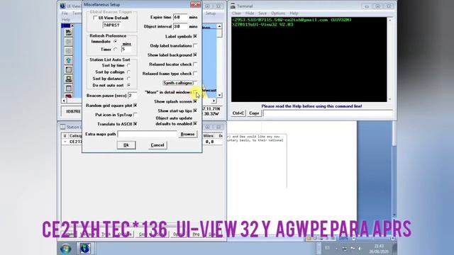 APRS / UI-VIEW32 Y AGWPE CE2TXH TEC * 136 смотреть онлайн