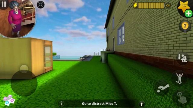 OFFICER Enter In Miss T House - Scary Teacher 3D New Prank Funny Android game смотреть онлайн