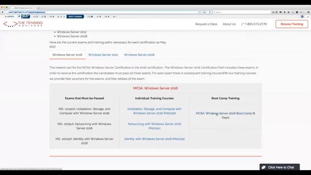 Windows Server Certification MCSA смотреть онлайн