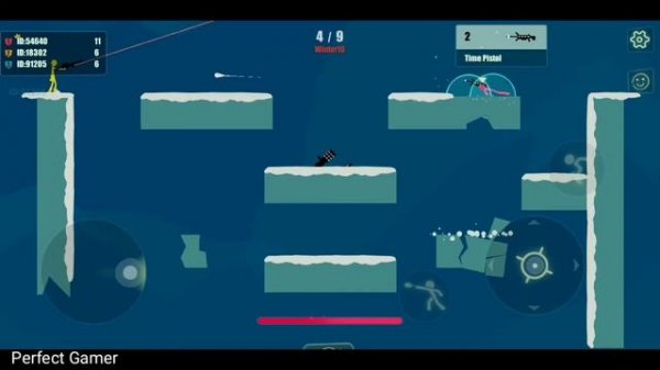 Stick Fight The game Online Multiplayer (Android) Gameplay video