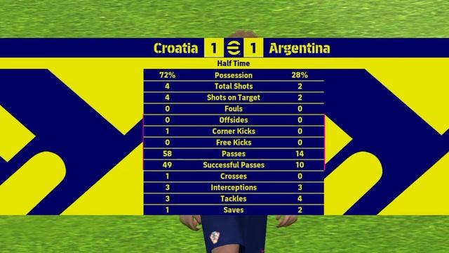 eFootball 23 | Argentina vs Croatia | legend mode gameplay | football | android games смотреть онлайн