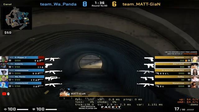 CSGO Faceit replay смотреть онлайн
