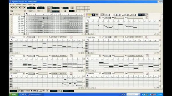 Mi Jesus, Cakewalk Pro Audio and Digital Orchestrator Pro on Windows XP