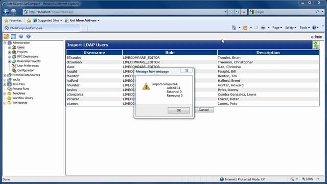 LiveCompare 2.5 and LDAP смотреть онлайн
