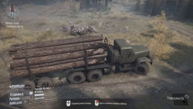 Spintires: MudRunner #14 - Карта-Потоп. смотреть онлайн