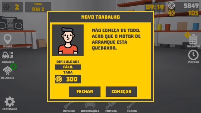 MY GARAGE PARA CELULAR ANDROID, DEMOREI MEIA HORA PRA TROCAR UM PNEU 🤣 #1 смотреть онлайн