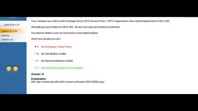 Office 365 Microsoft Exam 70-323 Question and Answers смотреть онлайн