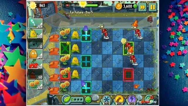 Plants vs. Zombies™ 2: Part-29 Far Future-Day 4,5, & 6 Gameplay/Walkthrough Android, iOS смотреть онлайн