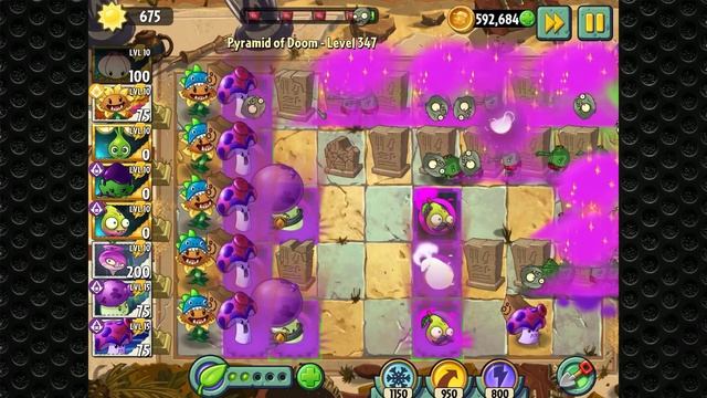 PvZ 2 Mod All POISON Plants LEVEL 1000 Power-Up! vs Dark Ages Final Boss смотреть онлайн