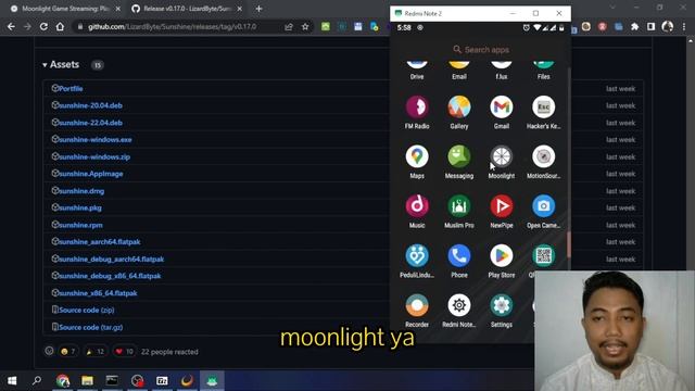Tutorial Lengkap Cara Main Game PC di Android Menggunakan Moonlight & Sunshine Game Stream смотреть онлайн