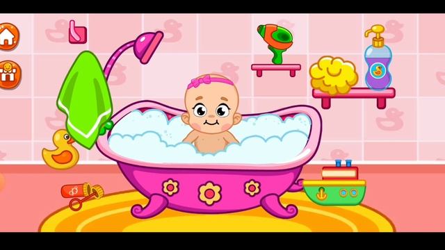 Baby Care Game Mini Baby Games cartoon kids baby android games | смотреть онлайн