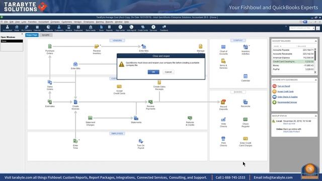 How to Create a Portable Company File in QuickBooks смотреть онлайн