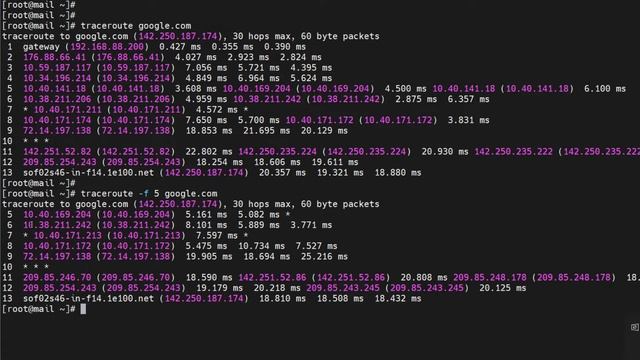 Linux TRACEROUTE Komutunun Kullanımı ve Özellikleri смотреть онлайн