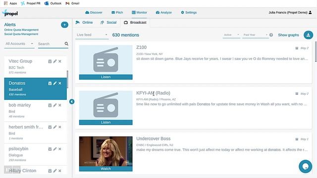Broadcast Media Monitoring Guide - Propel PRM Software смотреть онлайн