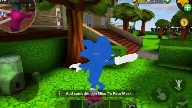 New Update Scary Teacher 3D Troll Miss T Giant SONIC Android GamePlay FHD смотреть онлайн