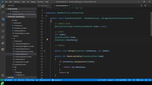 2 4InventorySlotUI cs Changes смотреть онлайн