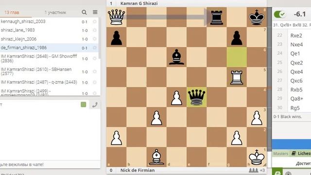 Самые безумные шахматные мастера #3 Маг из Персии. Камран Ширази. смотреть онлайн