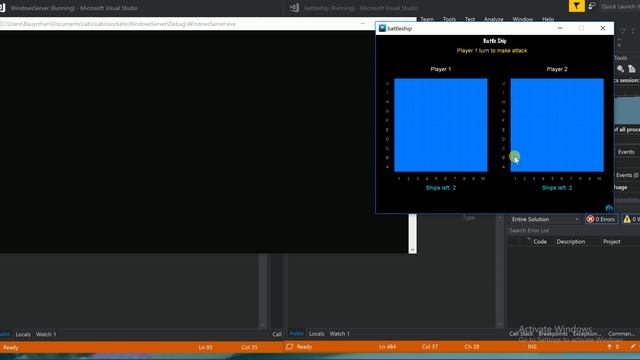 Battleship using Windows Socket API смотреть онлайн