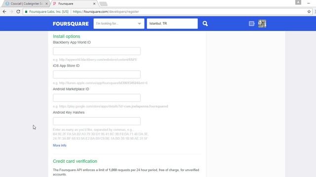 9) Cisociall - Foursquare Api Key and Secret Key смотреть онлайн
