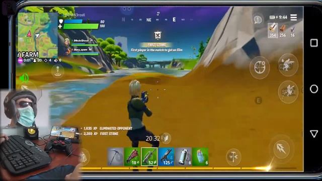 FORTNITE MOBILE - CARRIED BY TEAMMATE *MOUSE KEYBOARD Gameplay ( ANDROID IOS ) Octopus* No Root смотреть онлайн