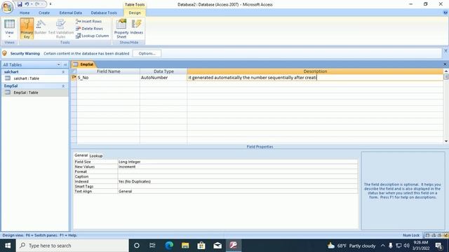 Data Types in MS Access in Hindi смотреть онлайн