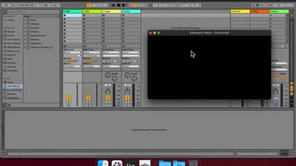 Getting started with Videosync in Ableton Live 11