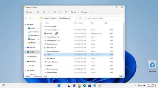 Mac OS Mouse Cursor for Windows 11 (Updated and Free)
