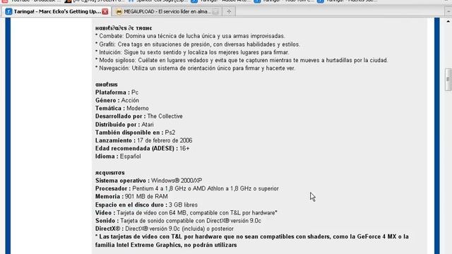 Marc Ecko's Getting Up full spañol 1 link tutorial and download смотреть онлайн