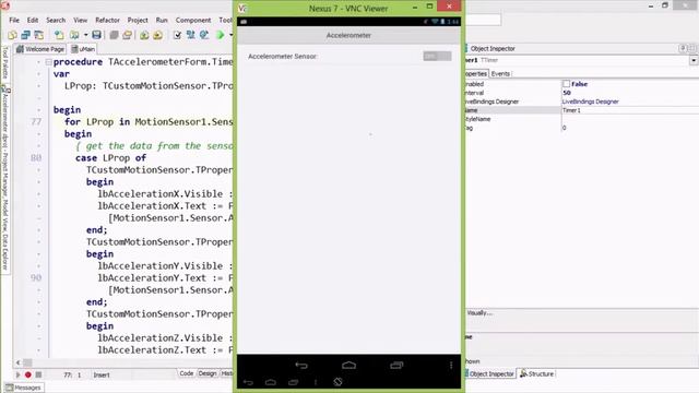 Acelerometro no Android usando Delphi смотреть онлайн