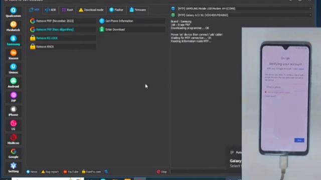 Samsung FRP Tool 2023 || All Samsung Android 13 FRP Bypass | ADB Enabled Failed! смотреть онлайн